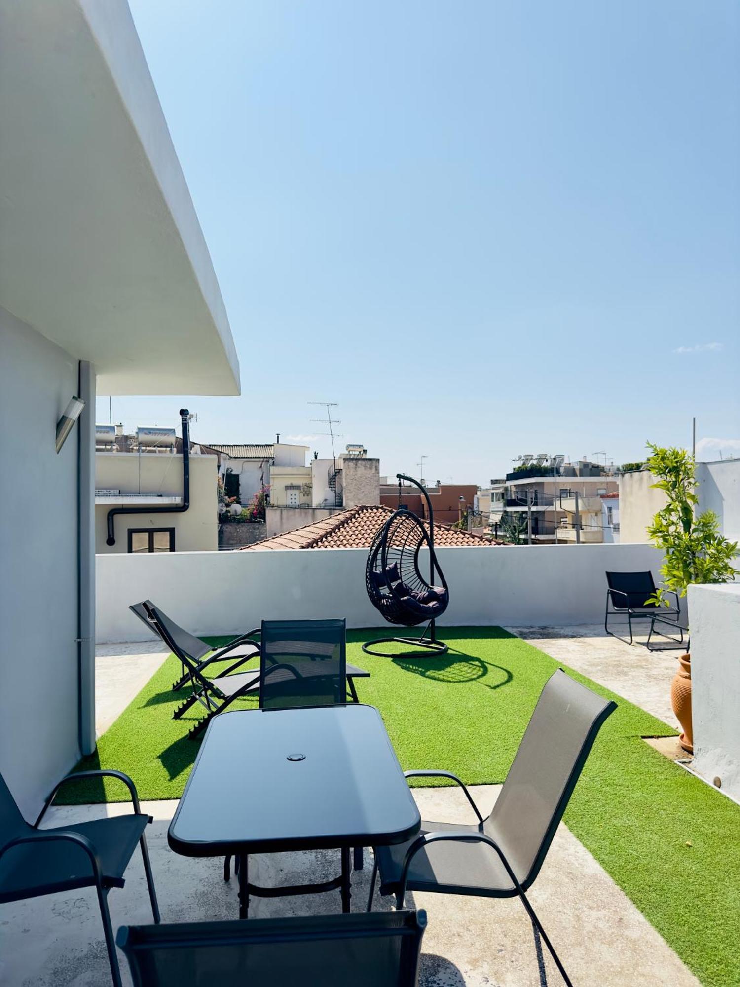 Yuna Penthouse, 100Sqm Private Rooftop Terrasse, Acropolis By Foot Athén Kültér fotó